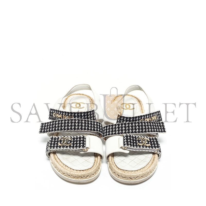 CHANEL SANDALS HEMP ROPE SOLE SHEEPSKIN 2022 NEW STYLE 